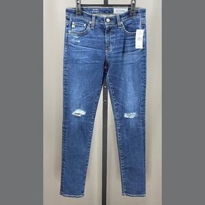 NEW Adriano Goldschmied Jeans Womens 27 blue denim prima skinny designer casual